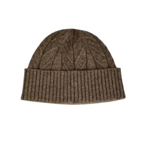 Bonnet à revers en duvet de yak