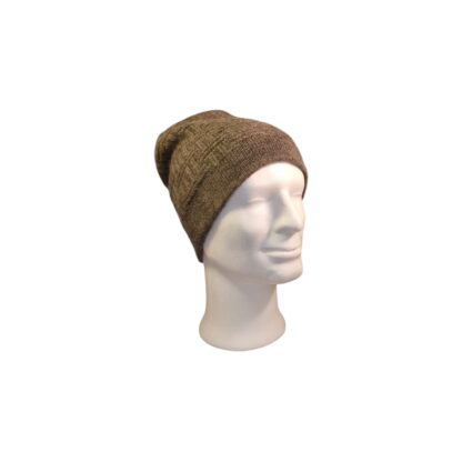 Bonnet en duvet de yak doublé, gris nuageaux