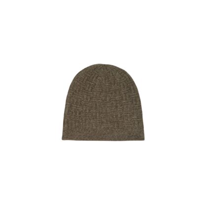 Bonnet en duvet de yak doublé, gris nuageaux
