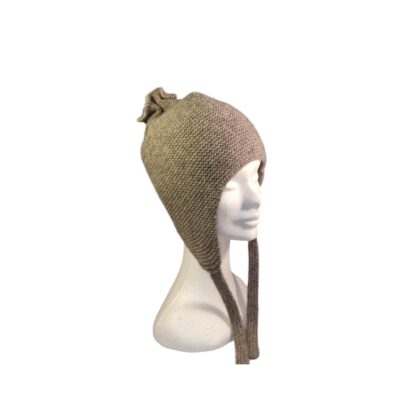 Bonnet en duvet de yak avec cache-oreilles