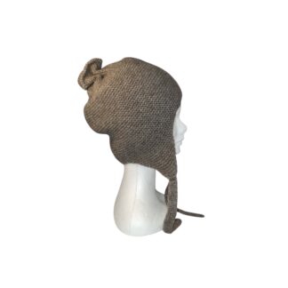 Bonnet en duvet de yak avec cache-oreilles