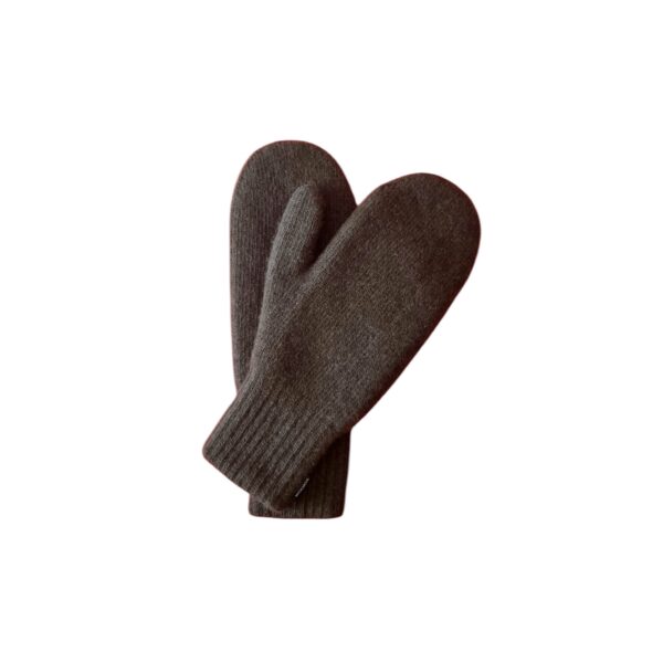 Moufles doublés en duvet de yak