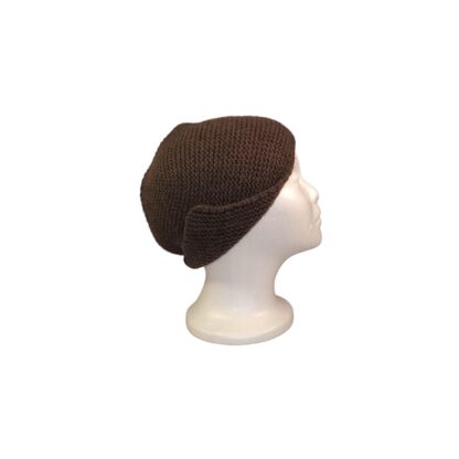 Bonnet en duvet de yak, style capuche