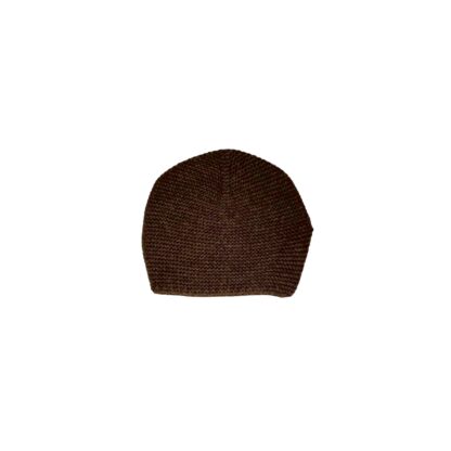 Bonnet en duvet de yak, style capuche