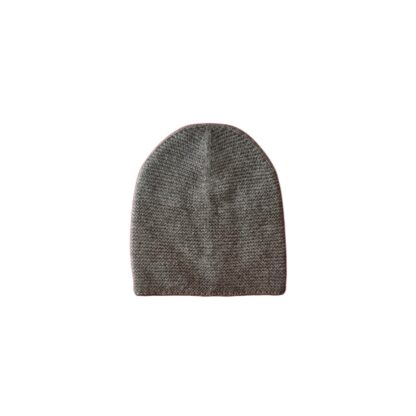 Bonnet en duvet de yak, gris foncé