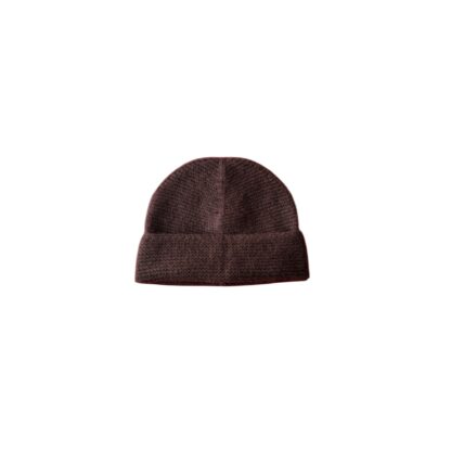 Beanie en duvet de yak, brun